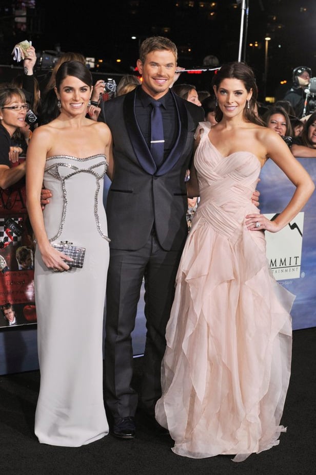 Actors Nikki Reed Kellan Lutz and Ashley Greene Actors Nikki Reed Kellan Lutz and Ashley Greene